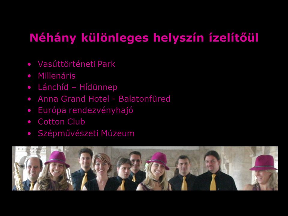 Sunny Dance Band ppt letölteni